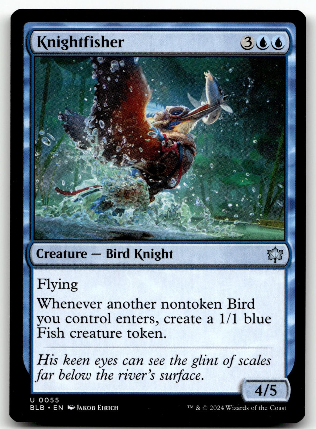 Knightfisher 55 Uncommon Bloomburrow Magic: The Gathering Near Mint