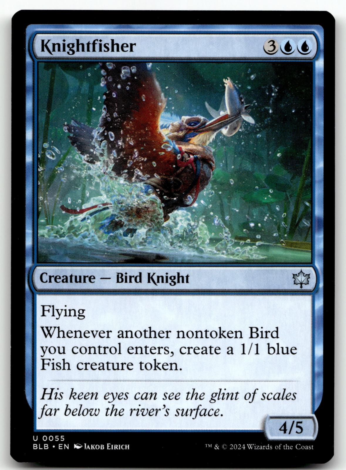 Knightfisher 55 Uncommon Bloomburrow Magic: The Gathering Near Mint