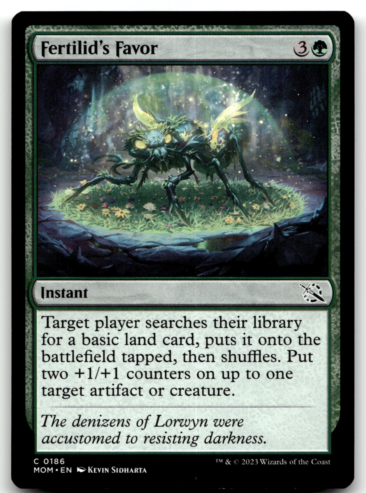 Fertilid's Favor 186 Common March of the Machine Magic: The Gathering Near Mint