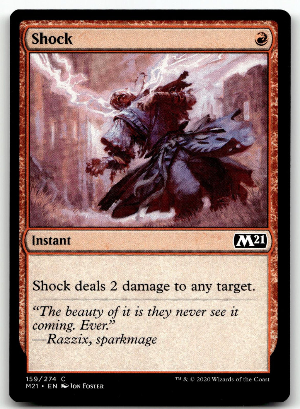 Shock 159 Common Core Set 2021 Magic: The Gathering Near Mint
