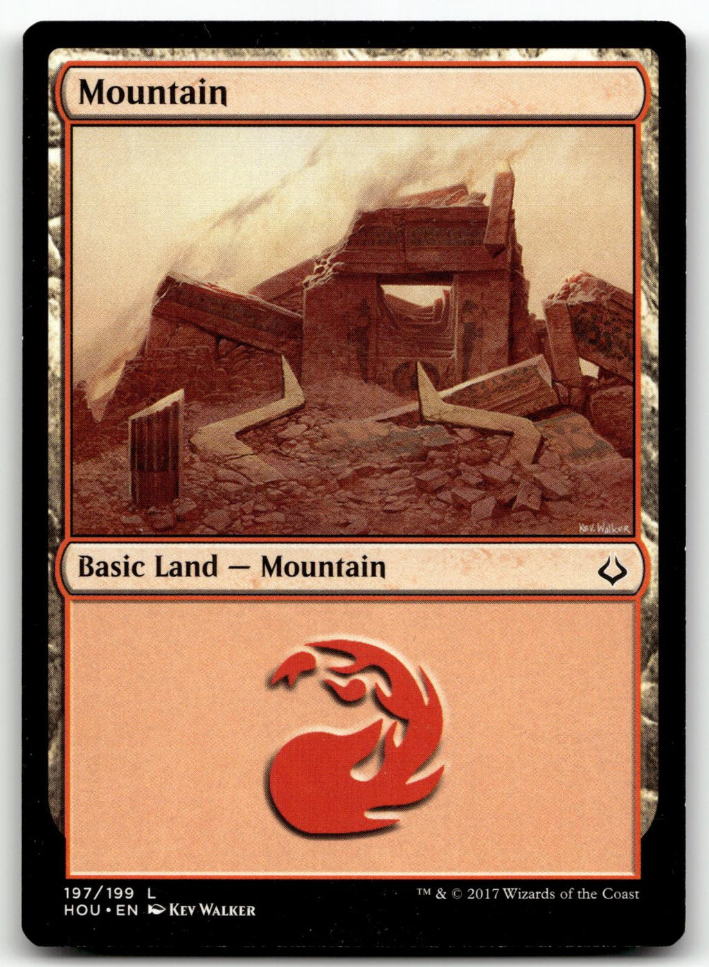 Mountain (197) 197 Land Hour of Devastation Magic: The Gathering Near Mint