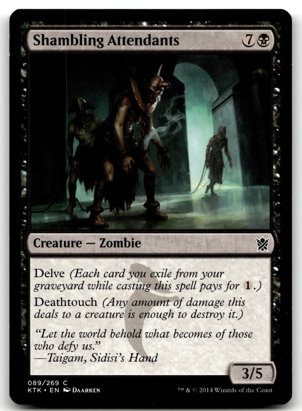 Shambling Attendants 89 Common Khans of Tarkir Magic: The Gathering Near Mint