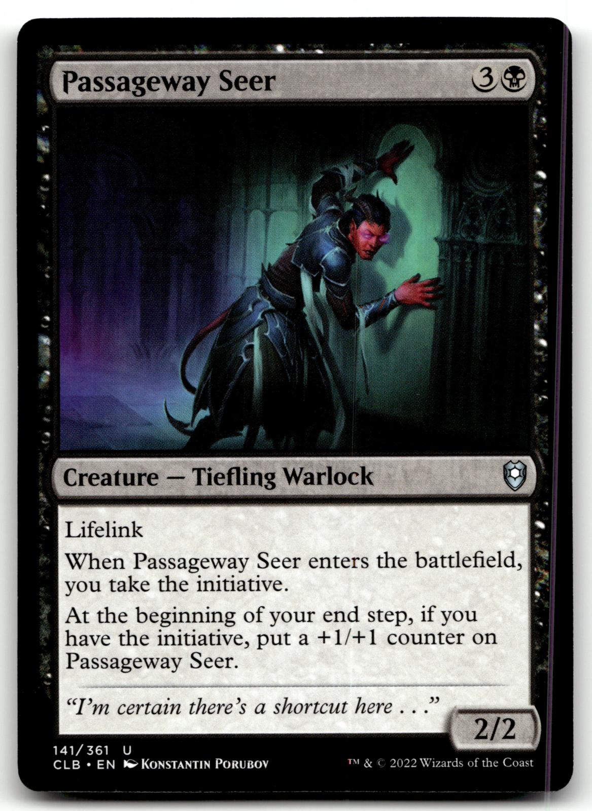 Passageway Seer 141 Commander Legends: Battle for Baldur's Gate Magic: The Gathering NM