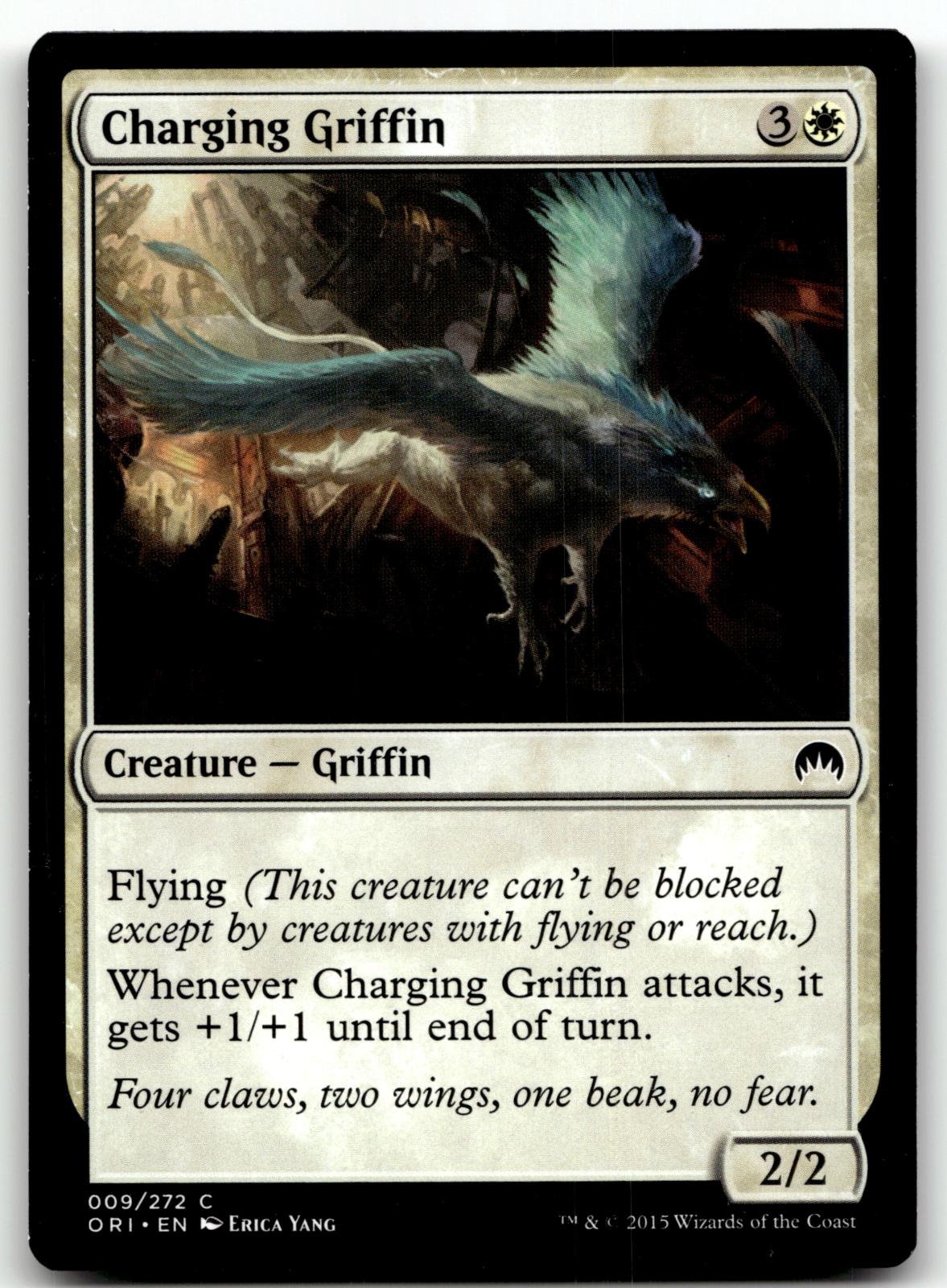 Charging Griffin 9 Common Magic Origins Magic: The Gathering Near Mint