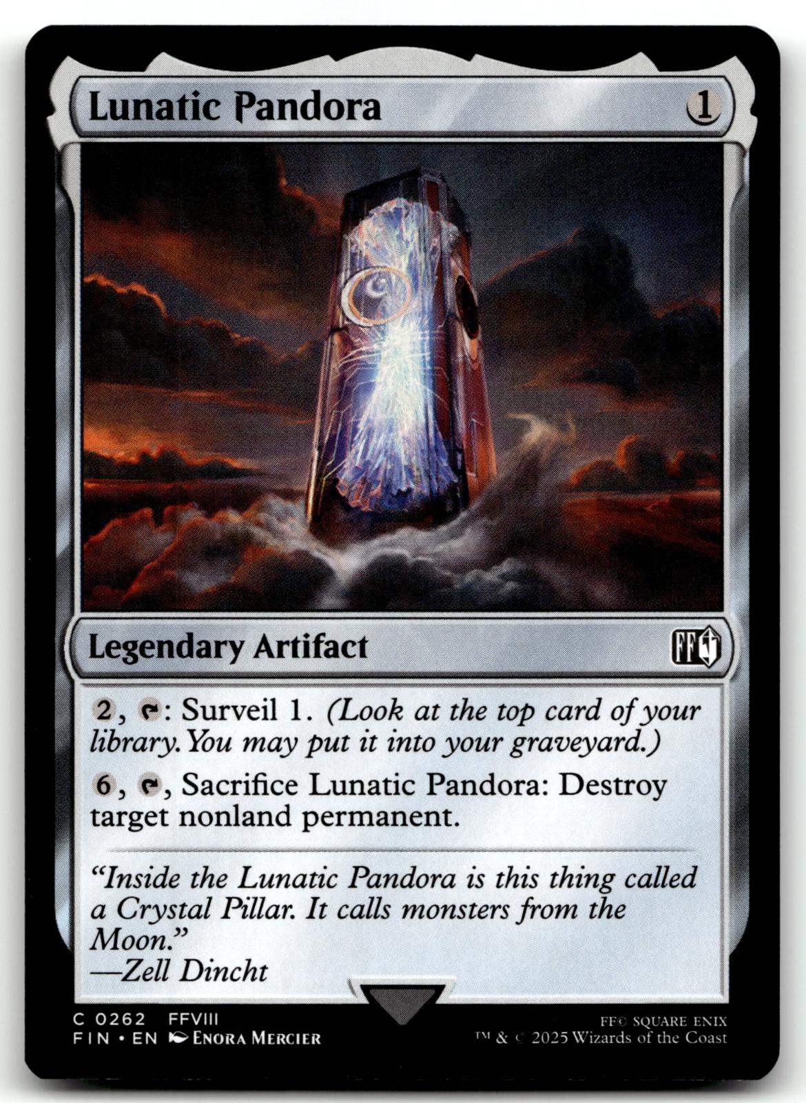 Lunatic Pandora 262 Common FINAL FANTASY Magic: The Gathering Near Mint