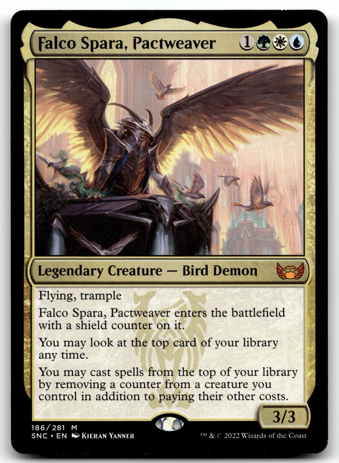Falco Spara, Pactweaver 186 Streets of New Capenna Magic: The Gathering NM