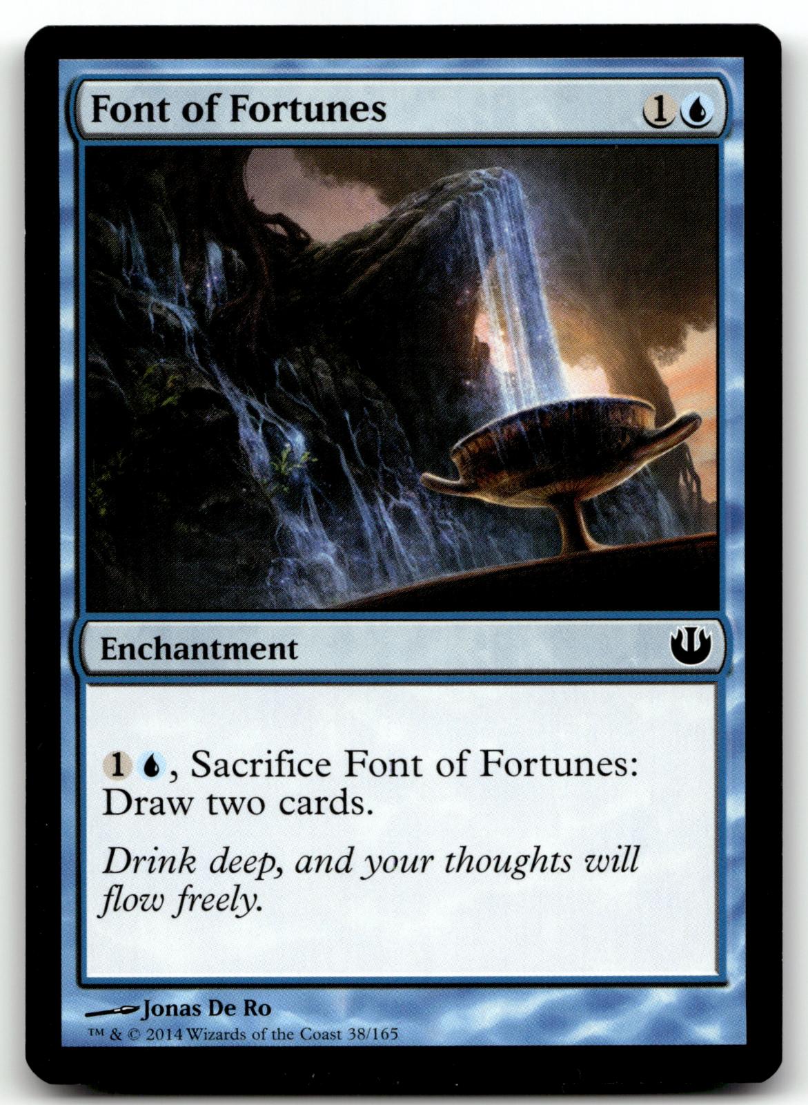 Font of Fortunes 38 Common Journey Into Nyx Magic: The Gathering Near Mint