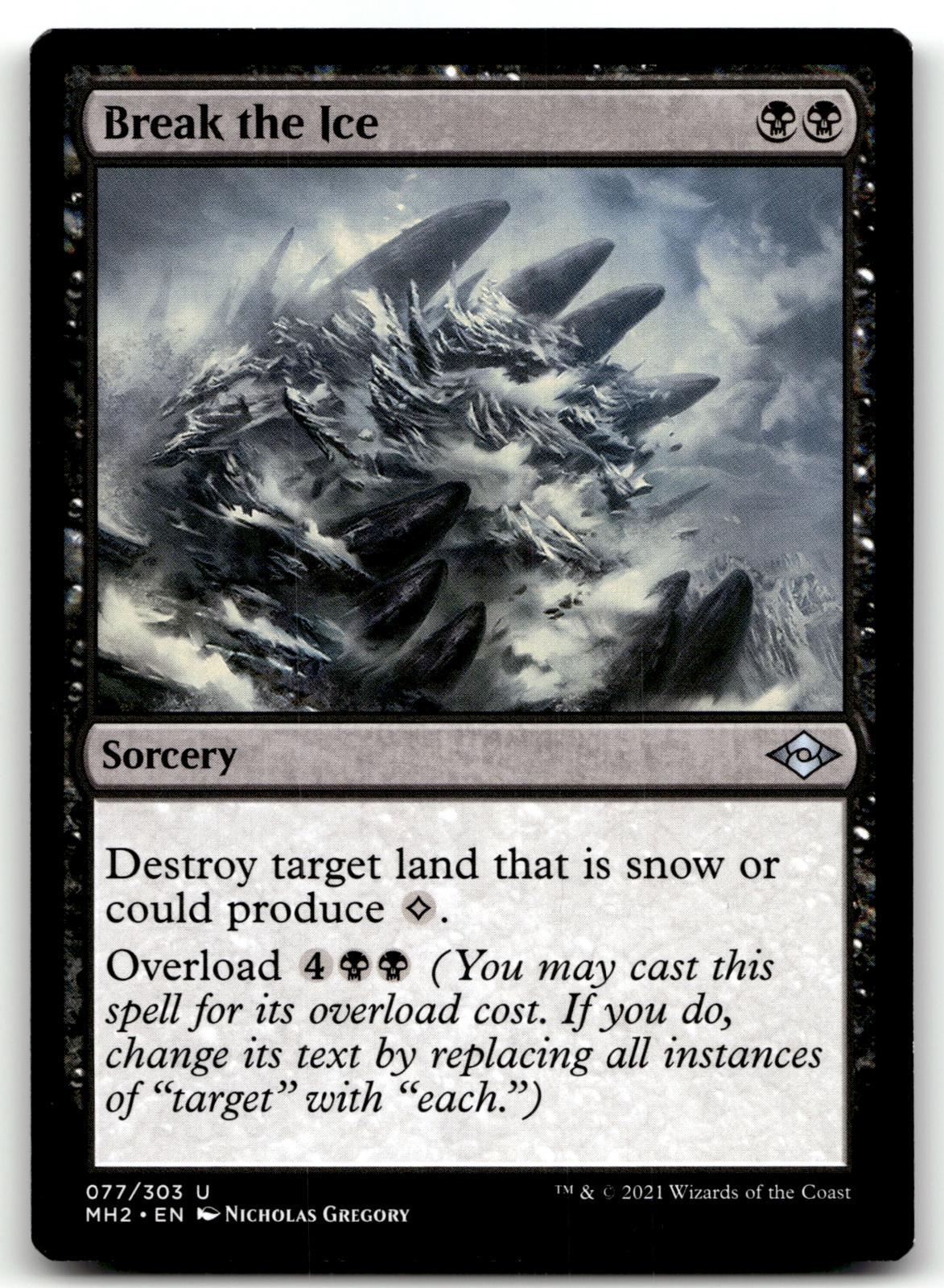 Break the Ice 77 Uncommon Modern Horizons 2 Magic: The Gathering Near Mint