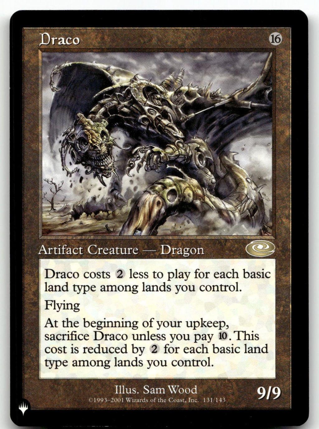 Draco 131 Rare Planeshift Magic: The Gathering Near Mint