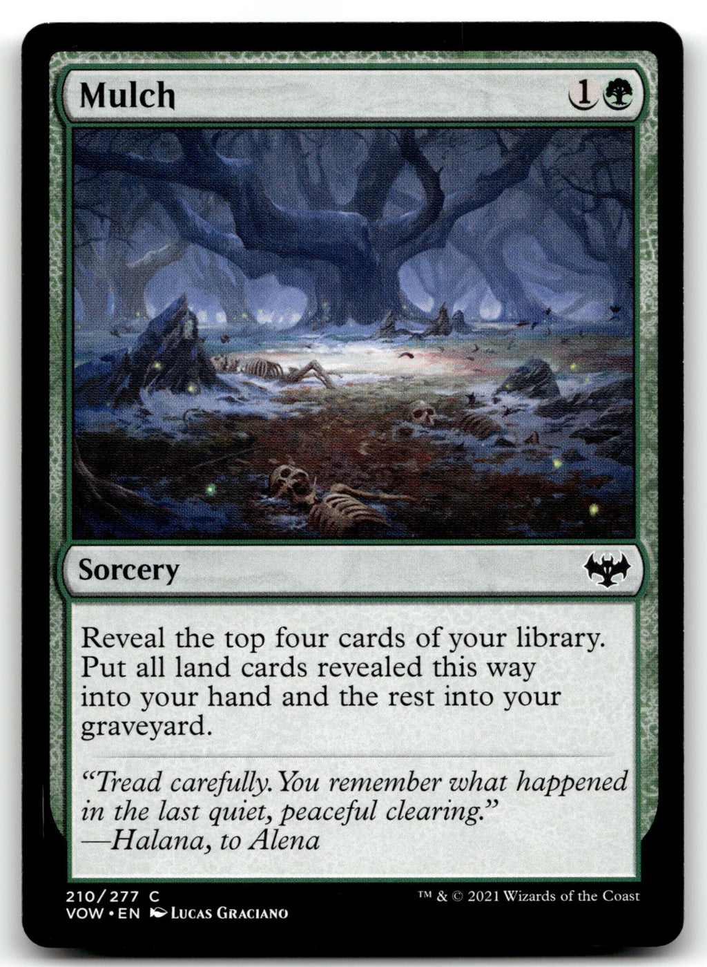 Mulch 210 Common Innistrad: Crimson Vow Magic: The Gathering Near Mint