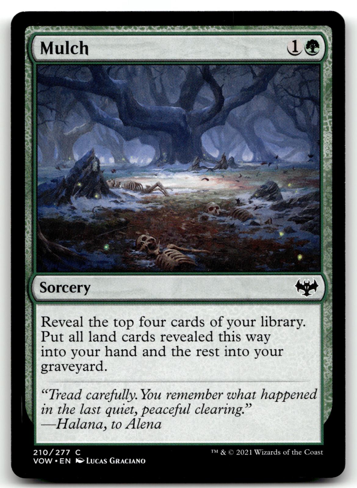 Mulch 210 Common Innistrad: Crimson Vow Magic: The Gathering Near Mint