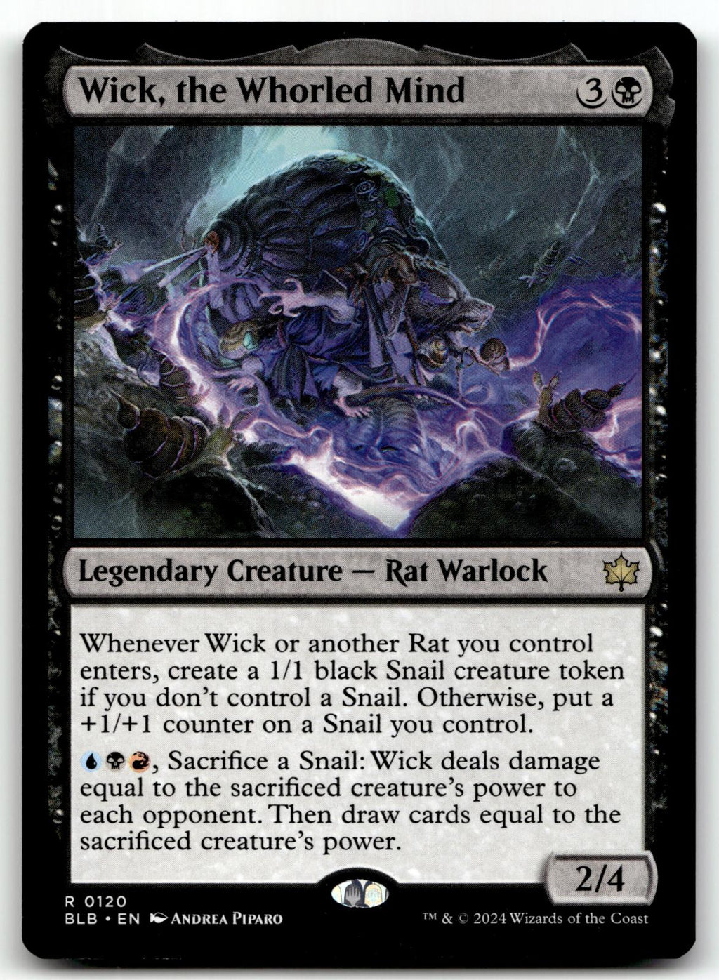 Wick, the Whorled Mind 120 Rare Bloomburrow Magic: The Gathering Near Mint