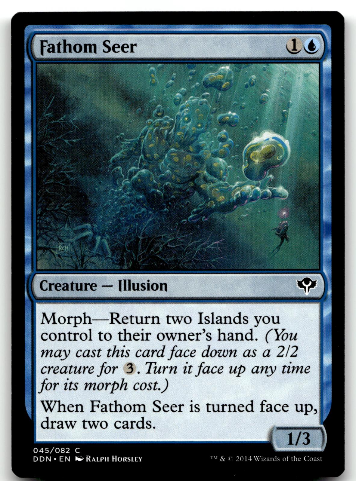 Fathom Seer 3 Common Duel Decks: Anthology Magic: The Gathering Near Mint