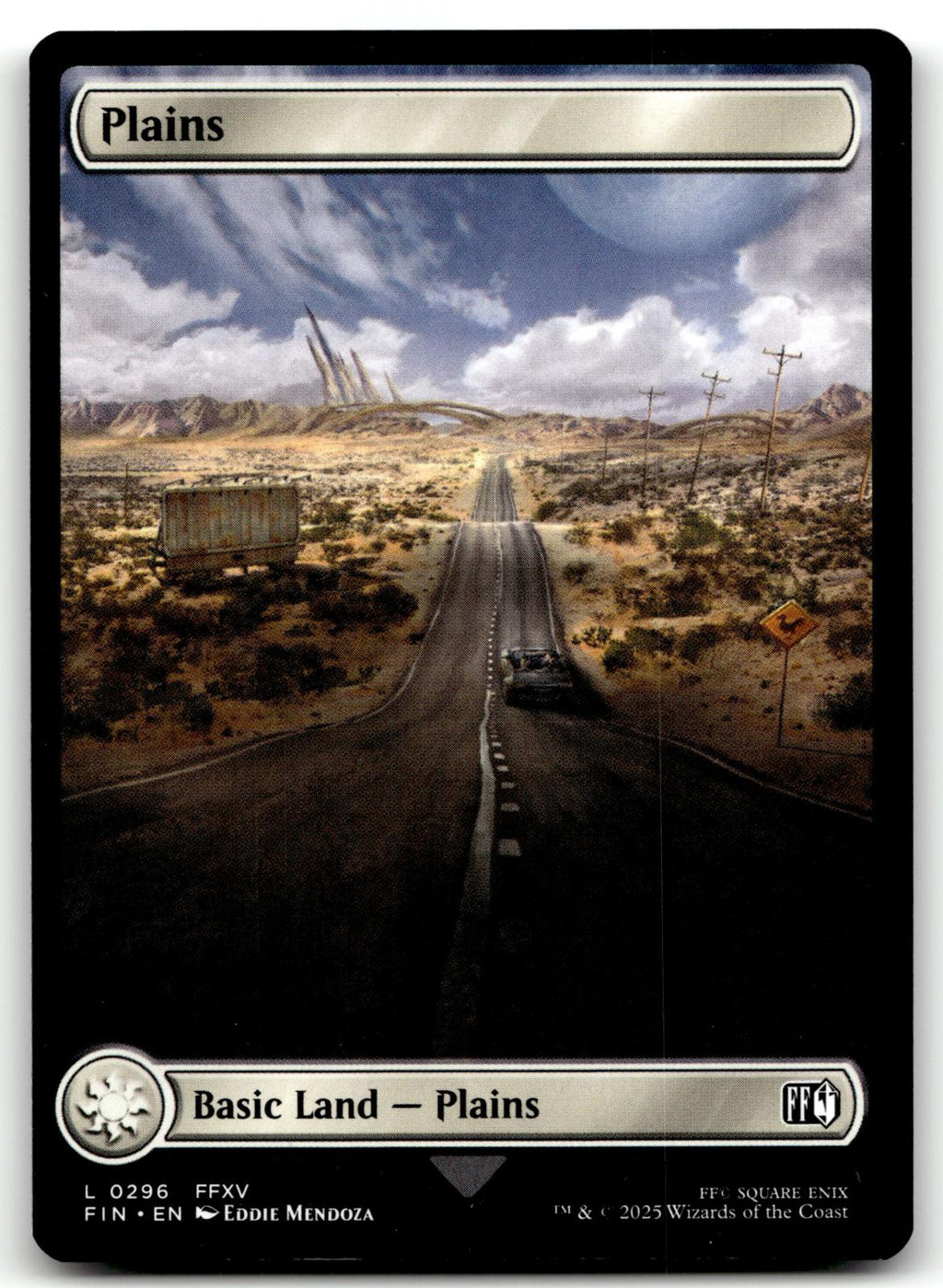 Plains (0296) 296 Land FINAL FANTASY Magic: The Gathering Near Mint