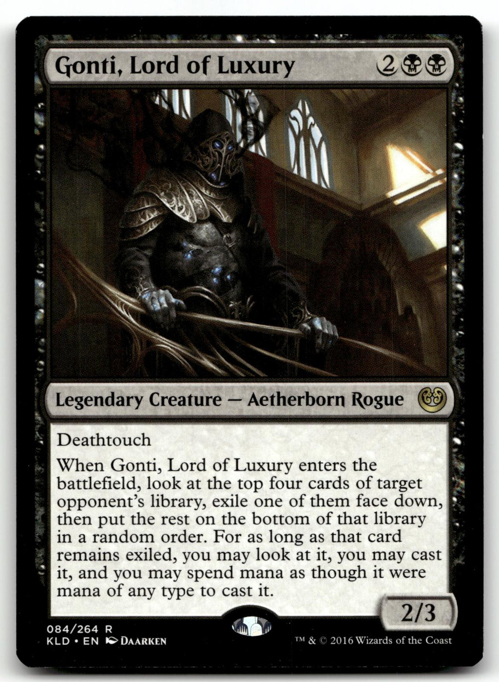 Gonti, Lord of Luxury 84 Rare Kaladesh Magic: The Gathering Near Mint