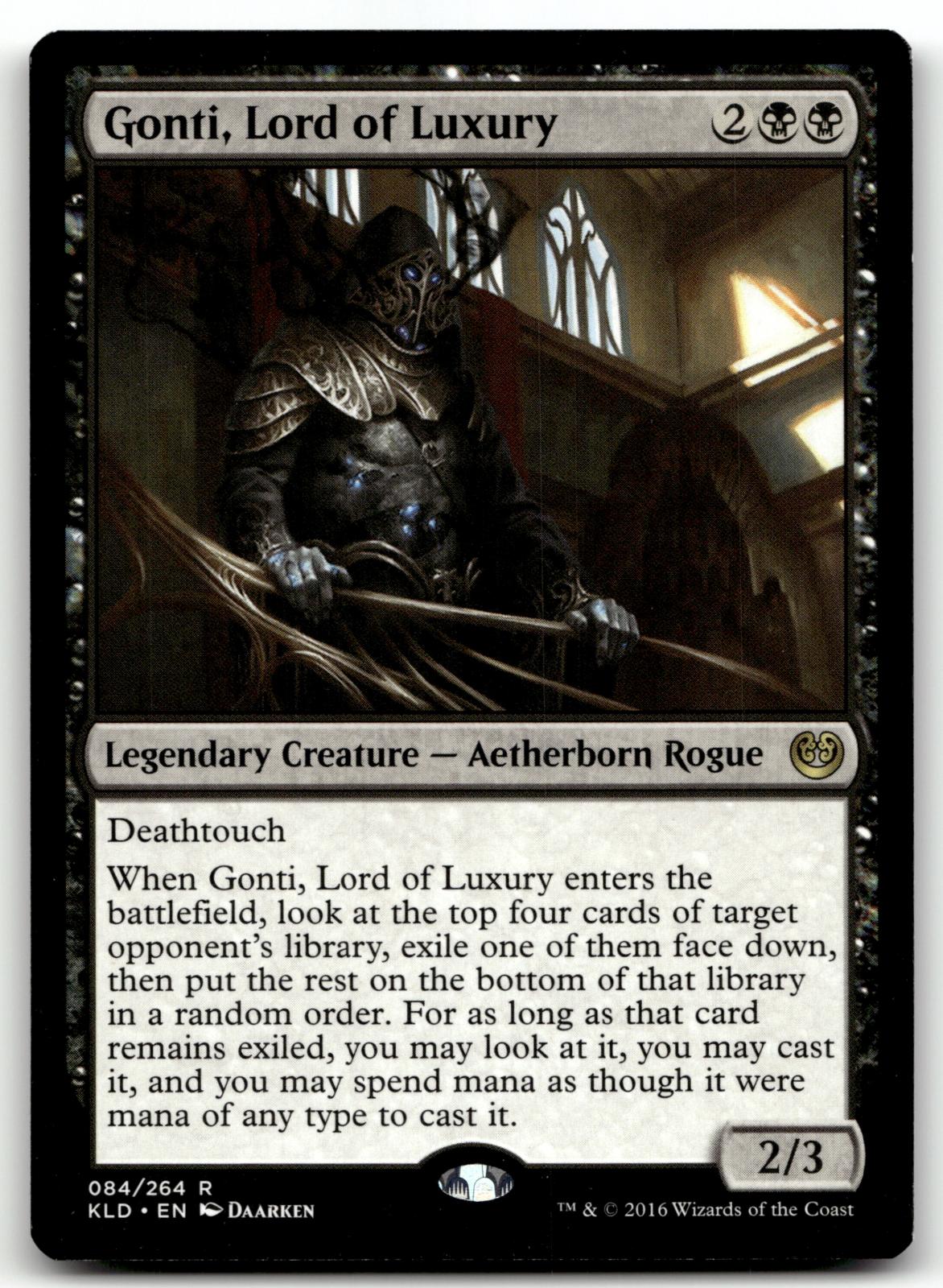 Gonti, Lord of Luxury 84 Rare Kaladesh Magic: The Gathering Near Mint