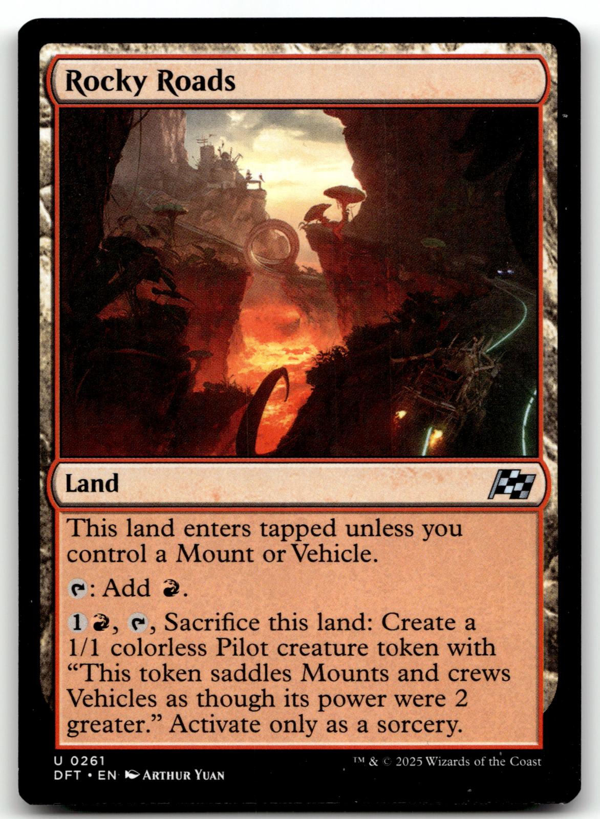 Rocky Roads 261 Uncommon Aetherdrift Magic: The Gathering Near Mint