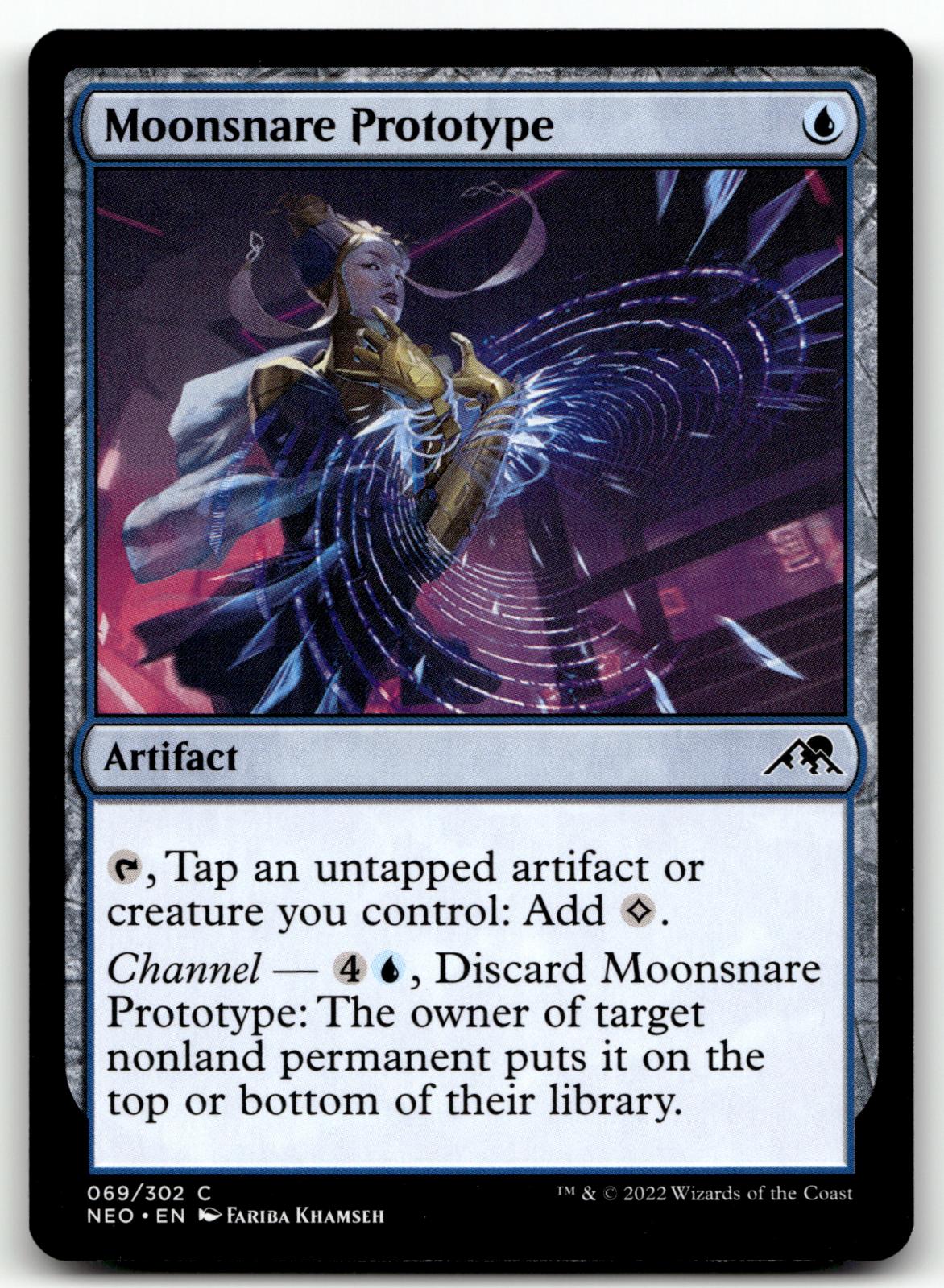 Moonsnare Prototype 69 Common Kamigawa: Neon Dynasty Magic: The Gathering NM