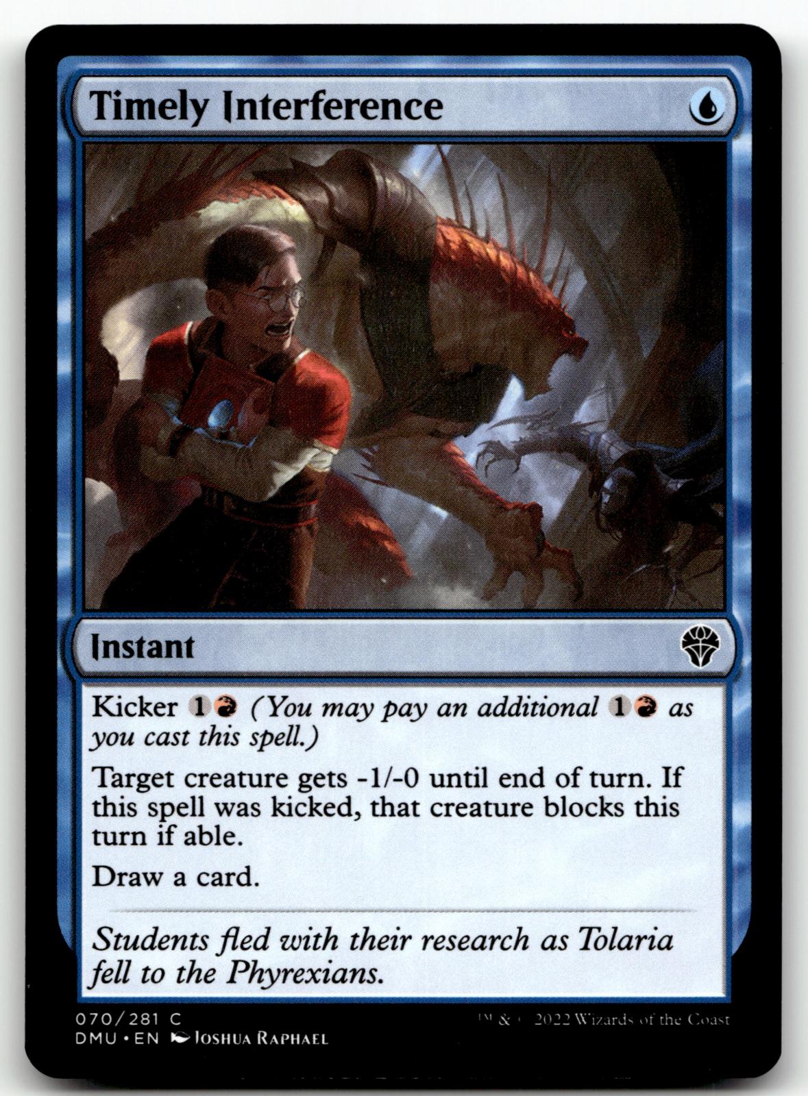Timely Interference 70 Common Dominaria United Magic: The Gathering Near Mint
