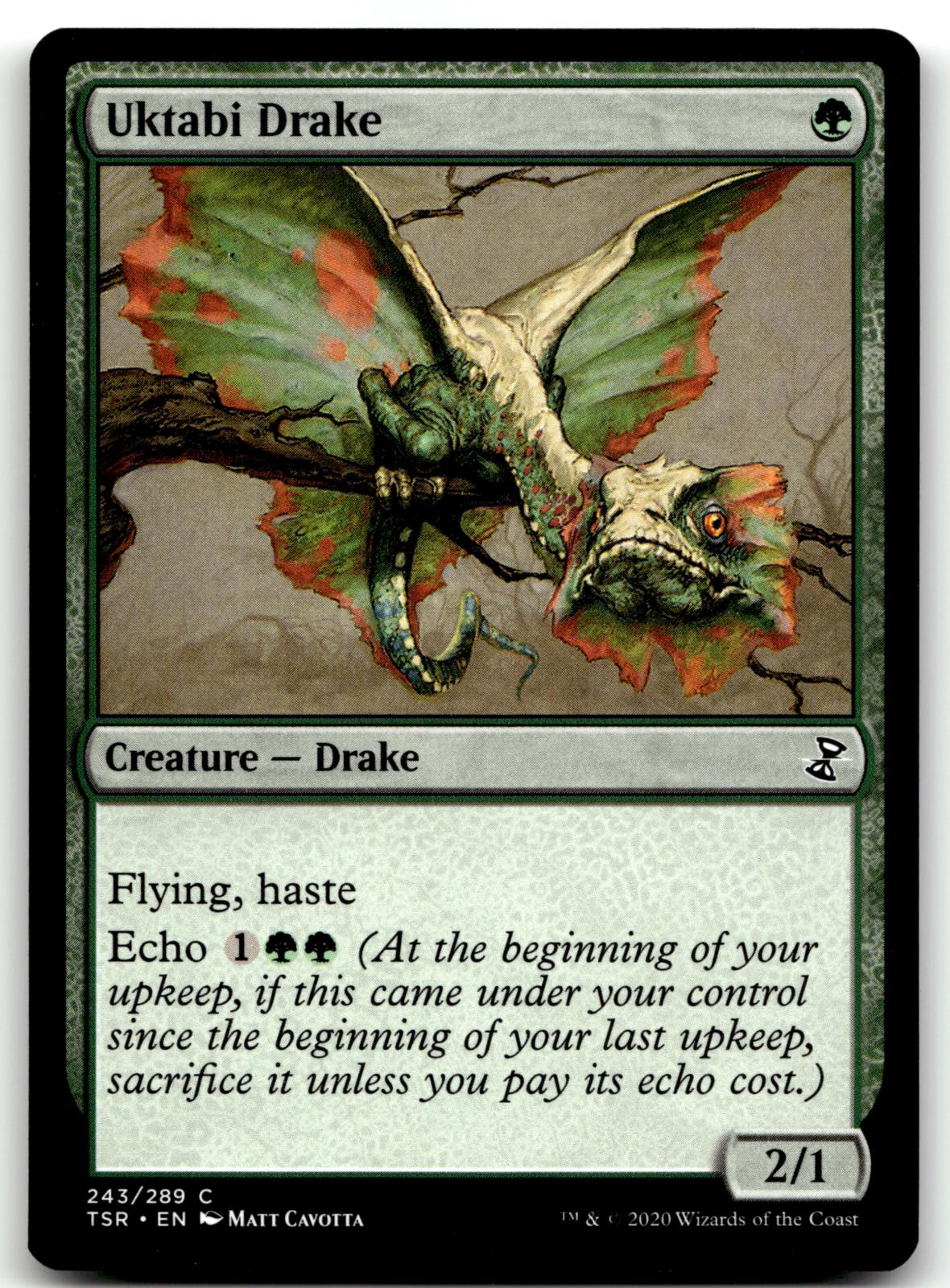 Uktabi Drake 243 Common Time Spiral: Remastered Magic: The Gathering Near Mint
