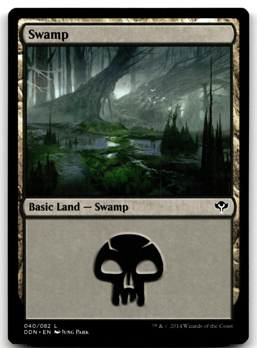 Swamp (040) 40 Land Duel Decks: Speed vs. Cunning Magic: The Gathering Near Mint