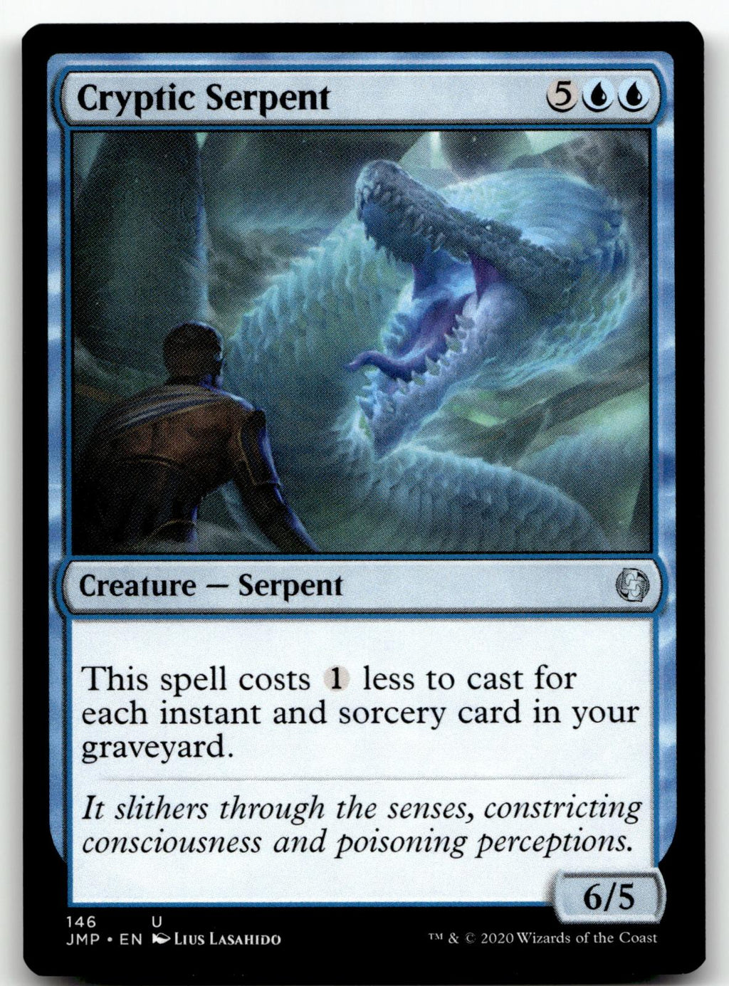 Cryptic Serpent 146 Uncommon Jumpstart Magic: The Gathering Near Mint