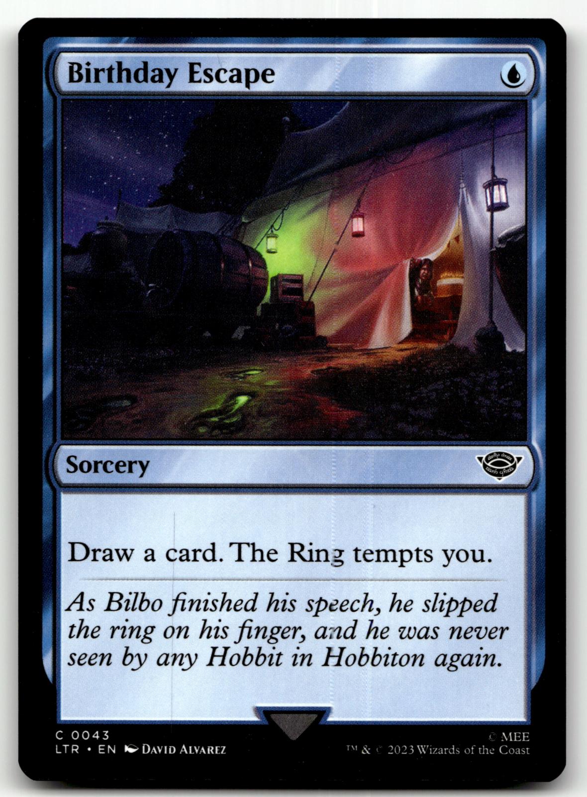 Birthday Escape 43 Universes Beyond: The Lord of the Rings: Tales of Middle-earth Magic: The Gathering NM