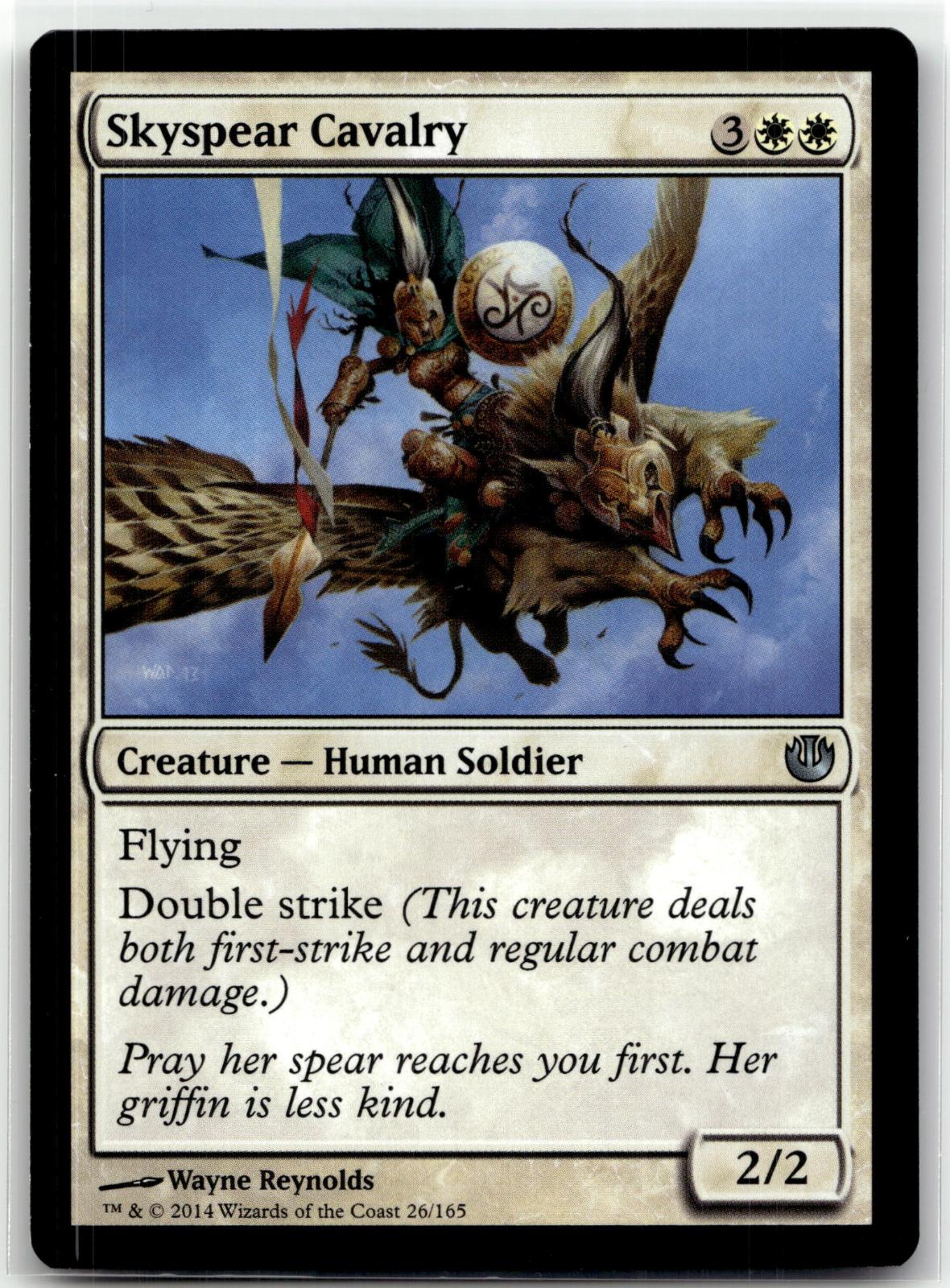 Skyspear Cavalry 26 Uncommon Journey Into Nyx Magic: The Gathering Near Mint