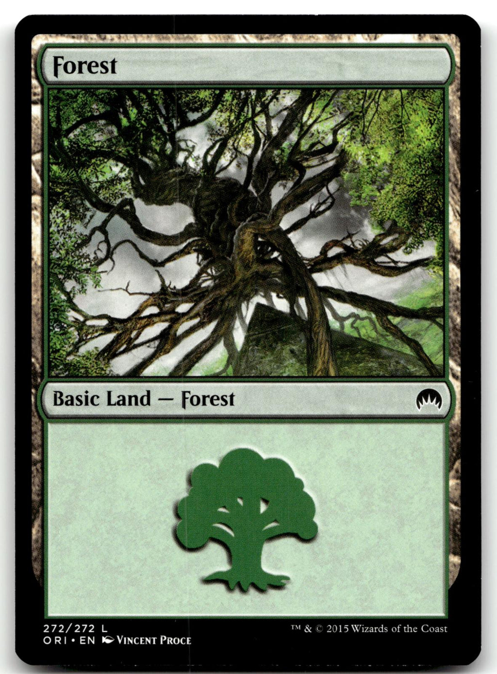 Forest (272) 272 Land Magic Origins Magic: The Gathering Near Mint