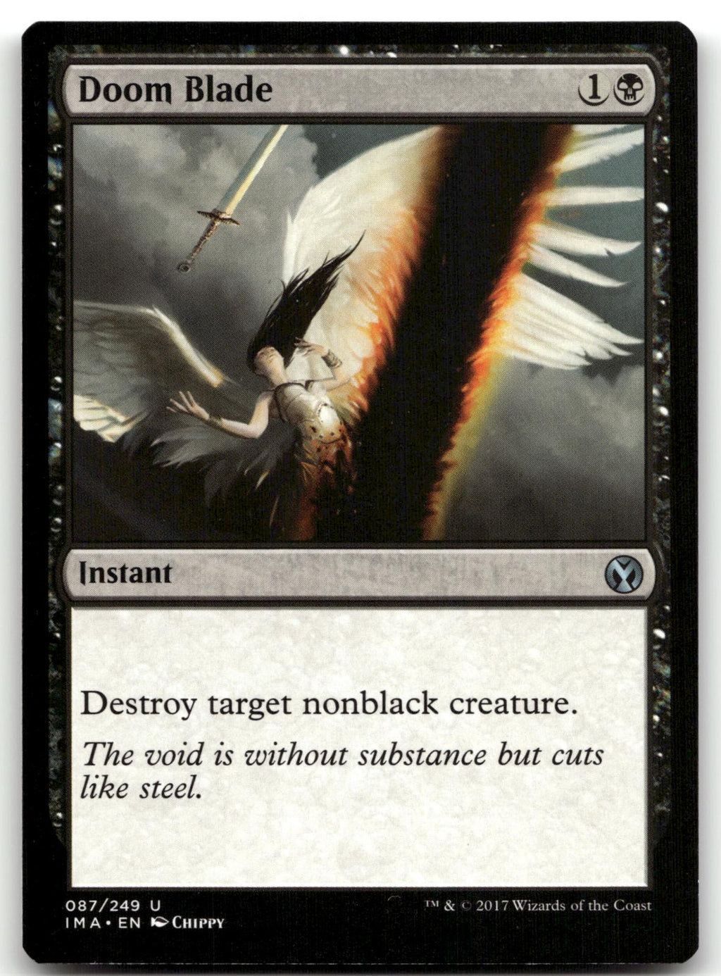 Doom Blade 87 Uncommon Iconic Masters Magic: The Gathering Near Mint
