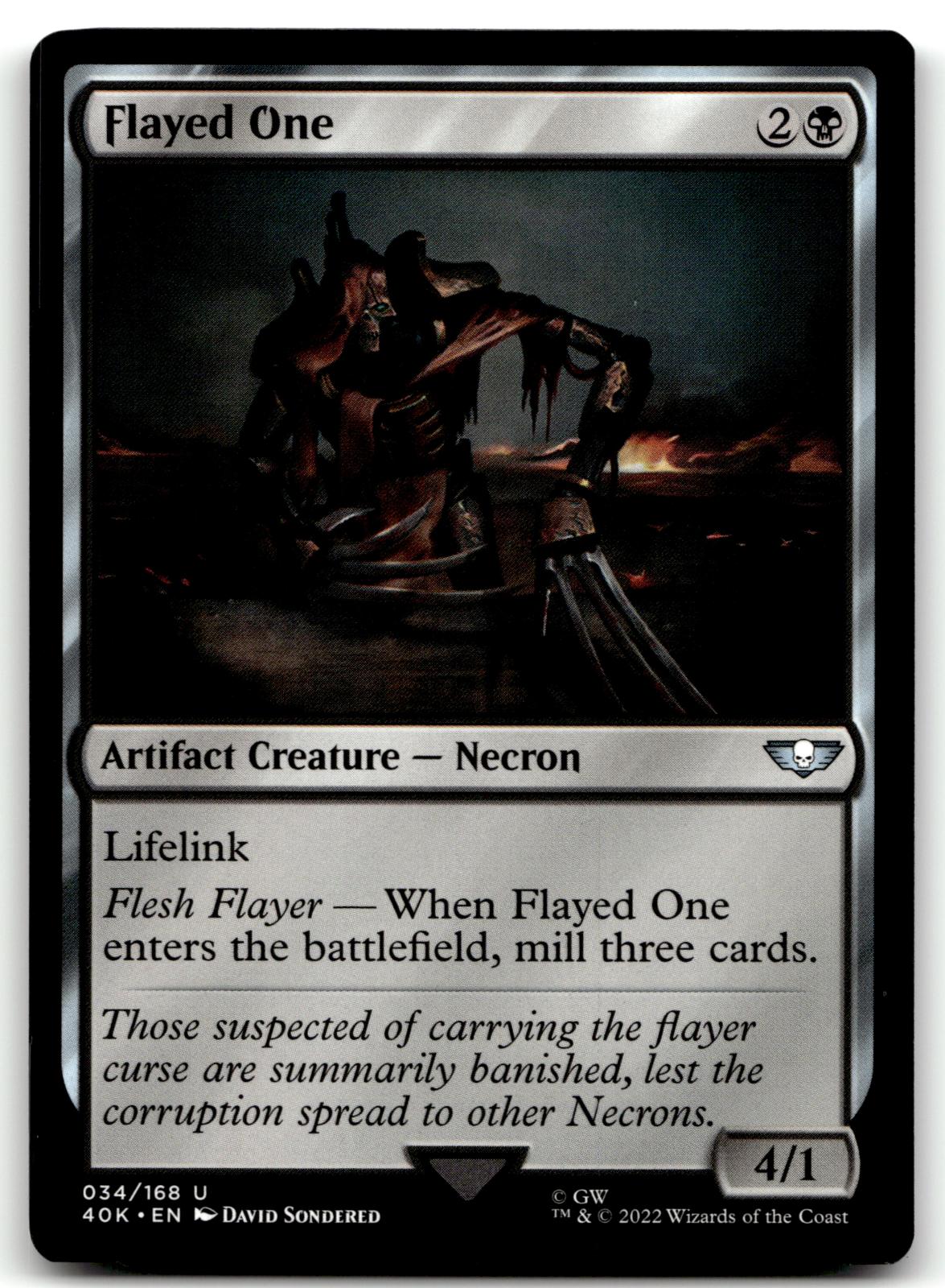 Flayed One 34 Universes Beyond: Warhammer 40,000 Magic: The Gathering NM