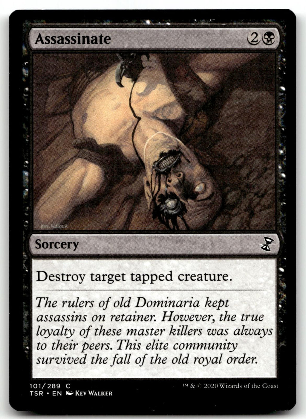 Assassinate 101 Common Time Spiral: Remastered Magic: The Gathering Near Mint