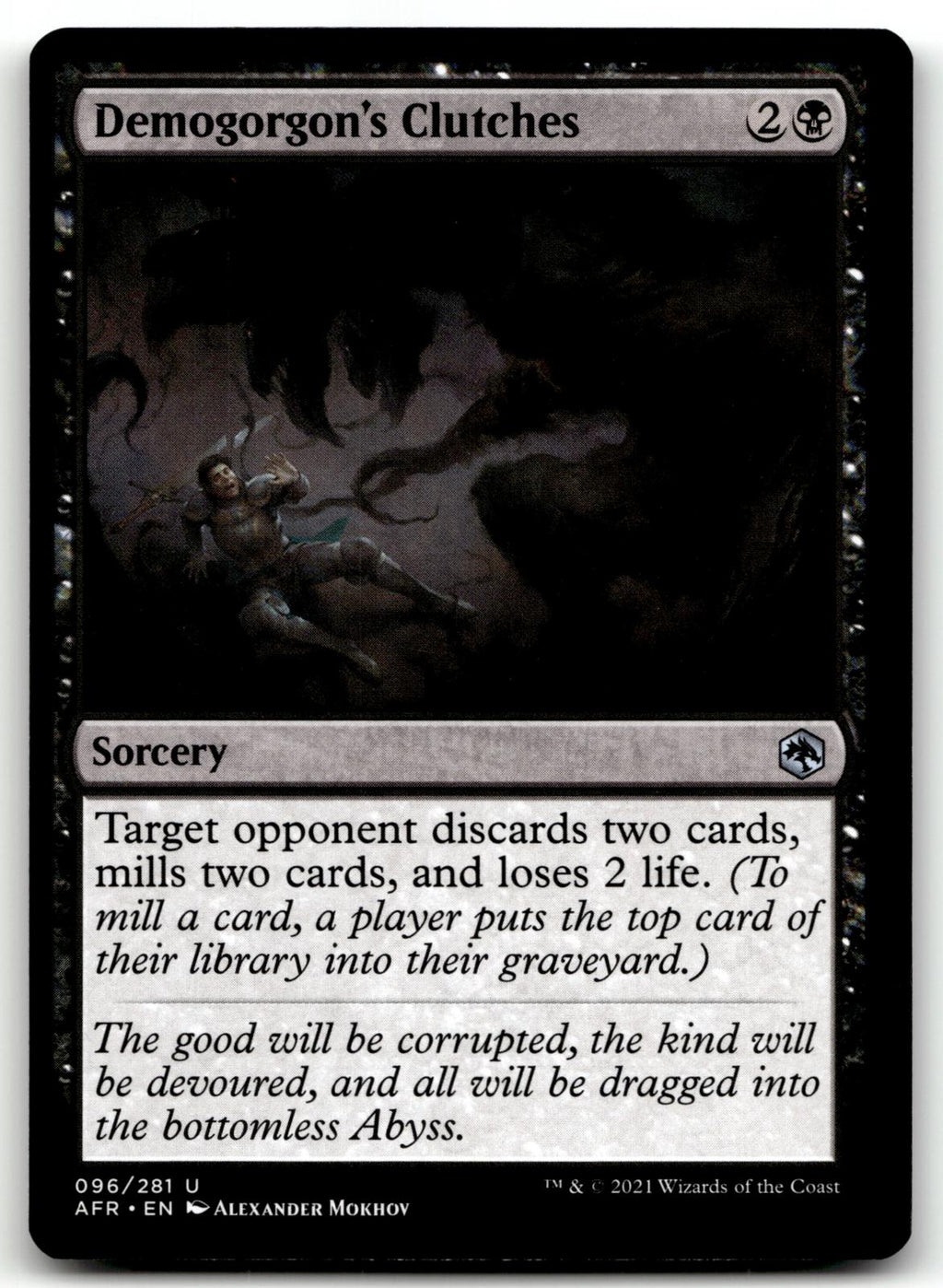 Demogorgon's Clutches 96 Adventures in the Forgotten Realms Magic: The Gathering NM