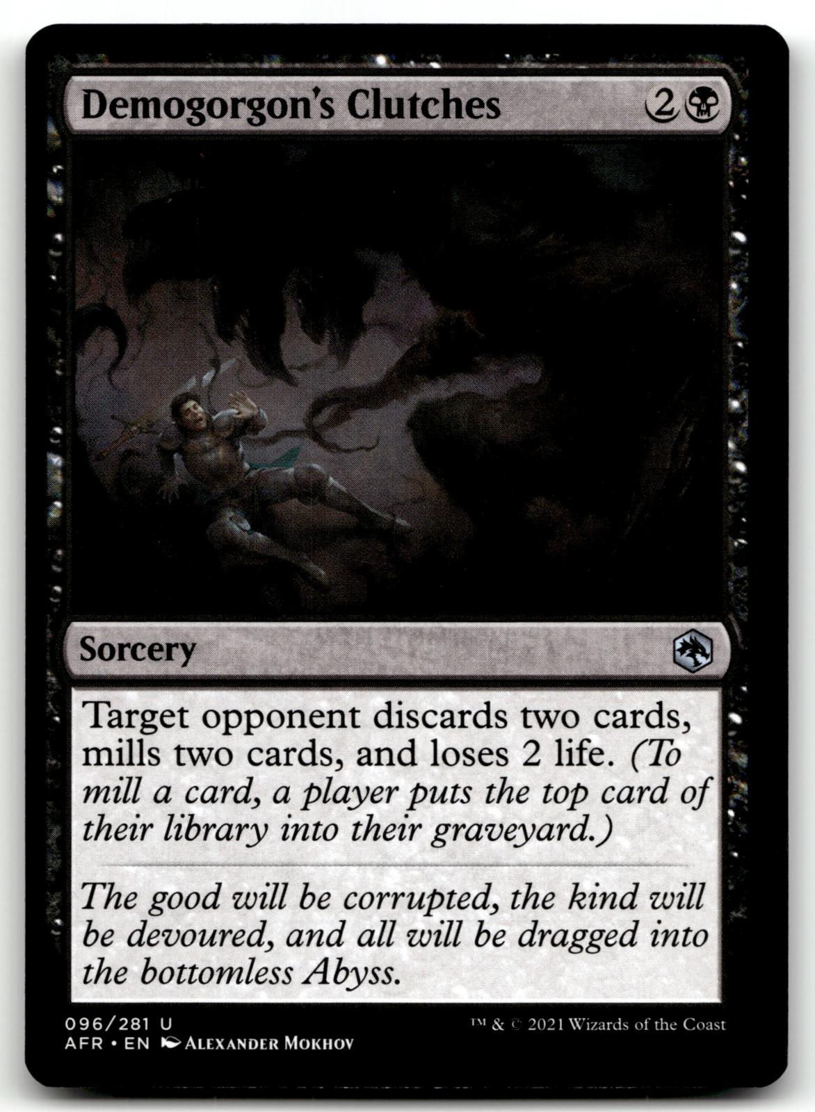 Demogorgon's Clutches 96 Adventures in the Forgotten Realms Magic: The Gathering NM