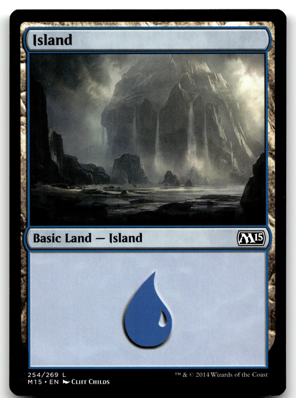 Island (254) 254 Land Magic 2015 (M15) Magic: The Gathering Near Mint