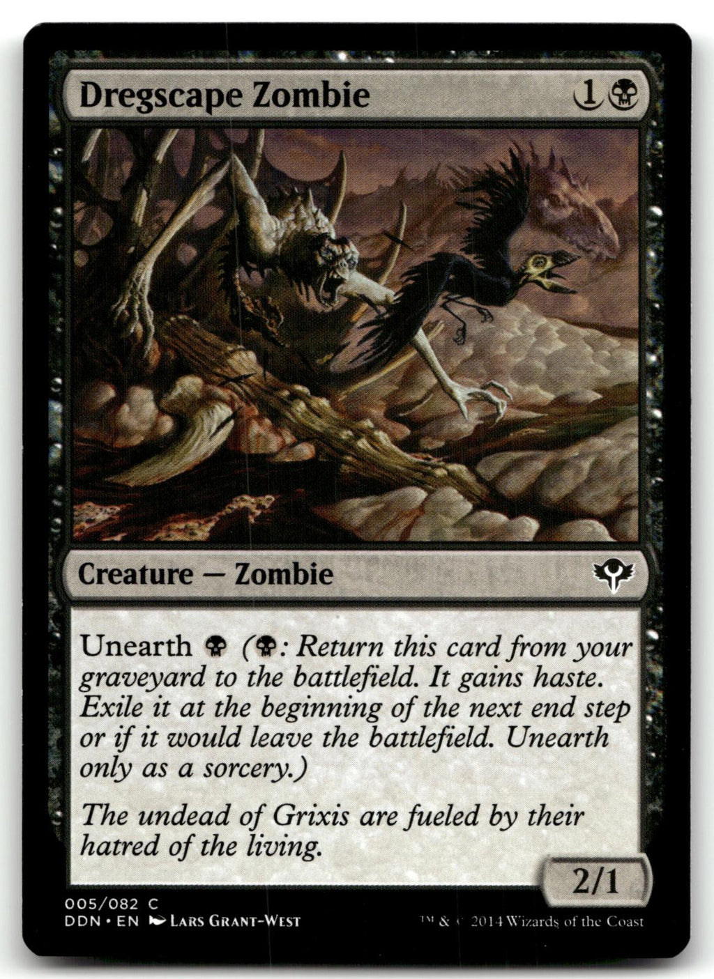 Dregscape Zombie 5 Common Duel Decks: Speed vs. Cunning Magic: The Gathering NM