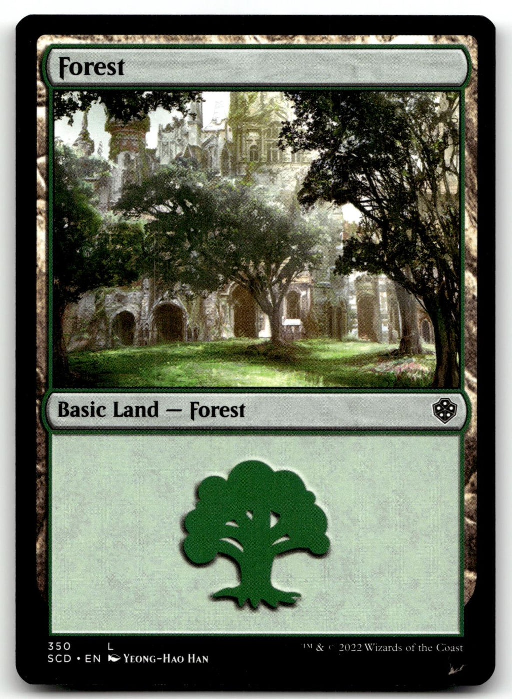 Forest (350) 350 Land Starter Commander Decks Magic: The Gathering Near Mint