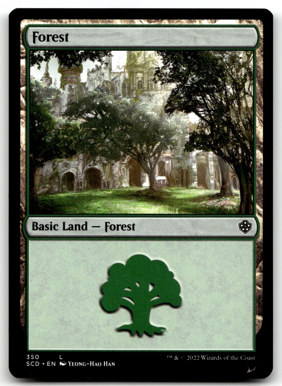 Forest (350) 350 Land Starter Commander Decks Magic: The Gathering Near Mint