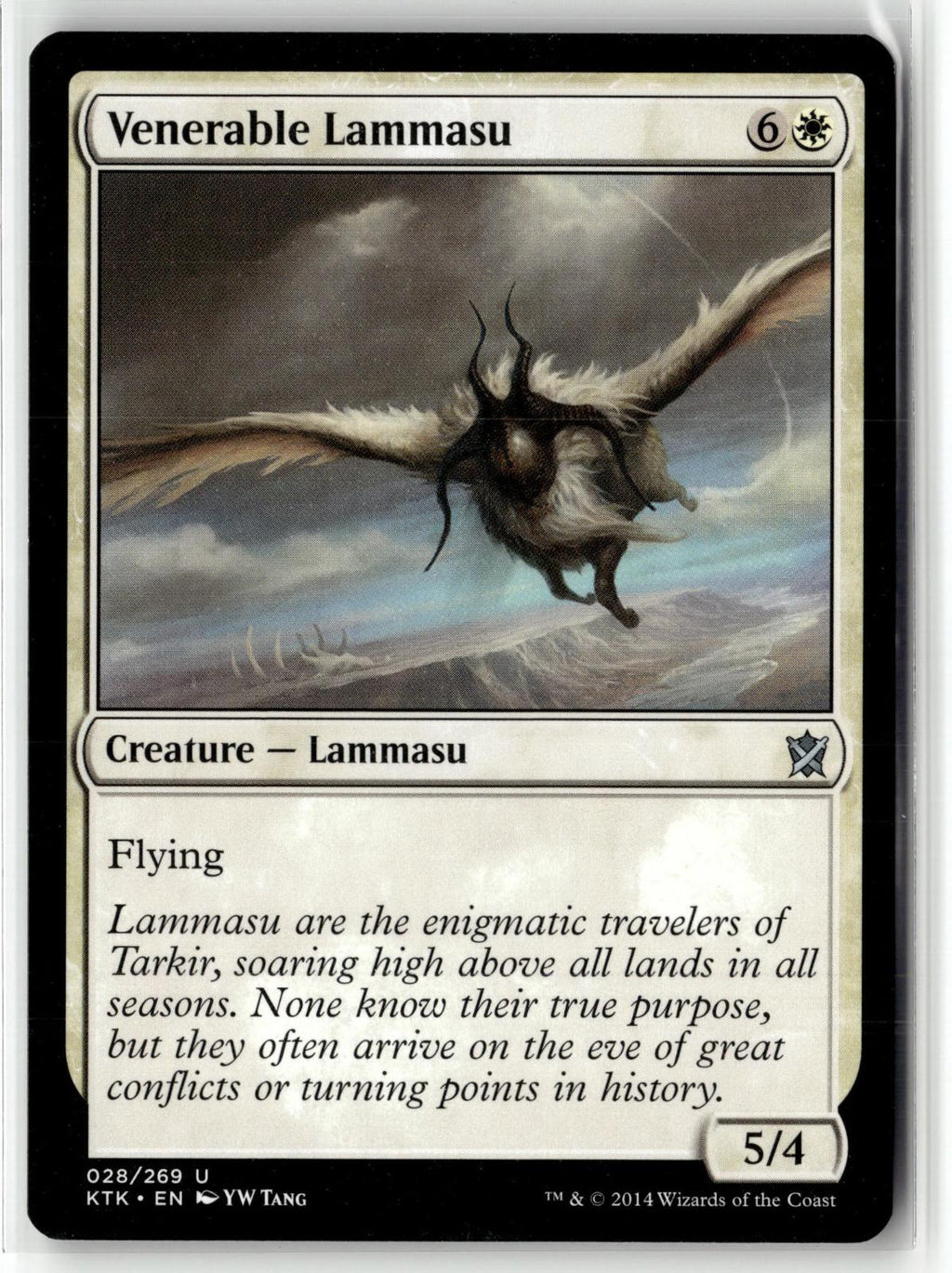 Venerable Lammasu 28 Uncommon Khans of Tarkir Magic: The Gathering Near Mint