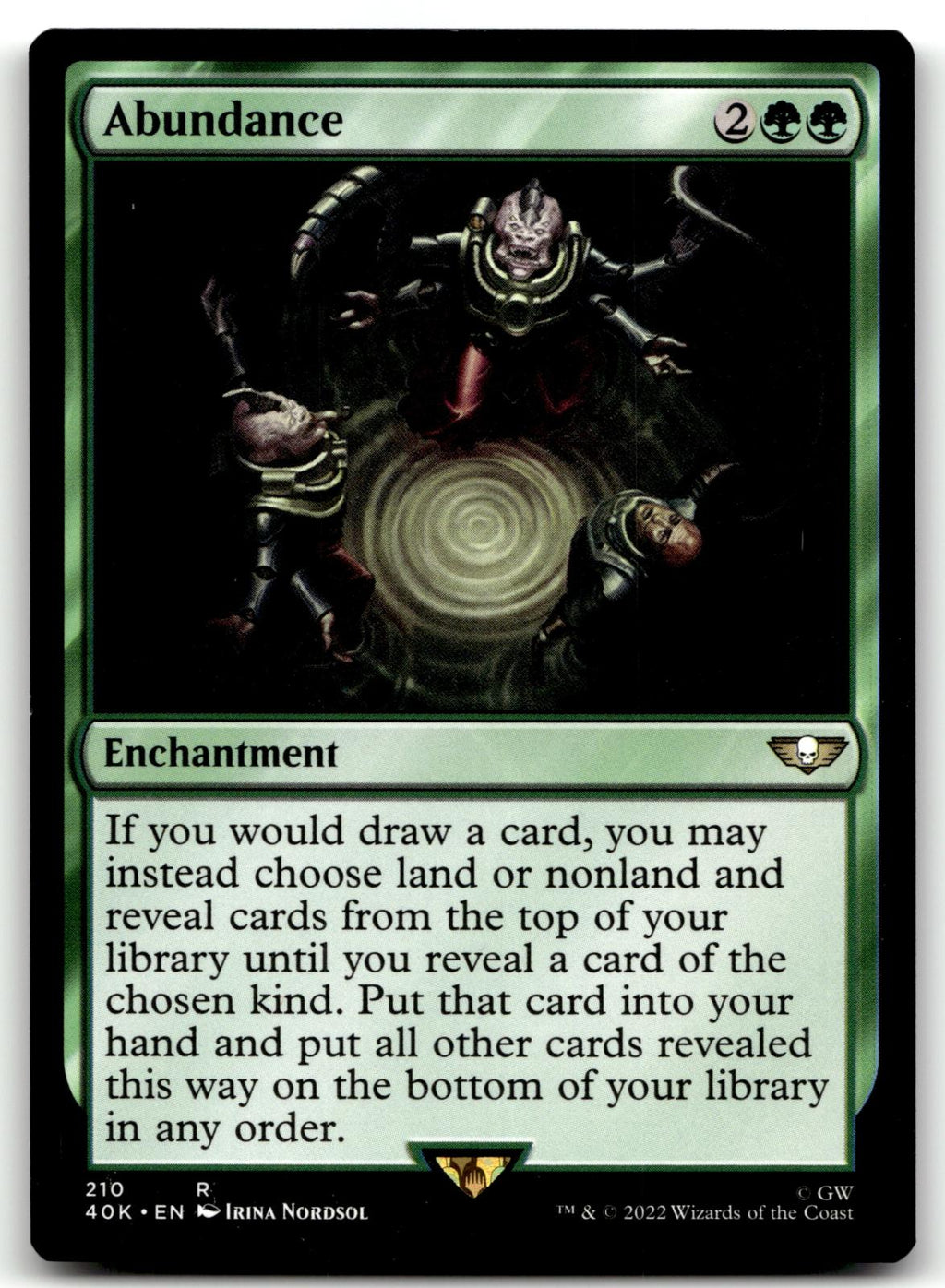 Abundance 210 Rare Universes Beyond: Warhammer 40,000 Magic: The Gathering NM