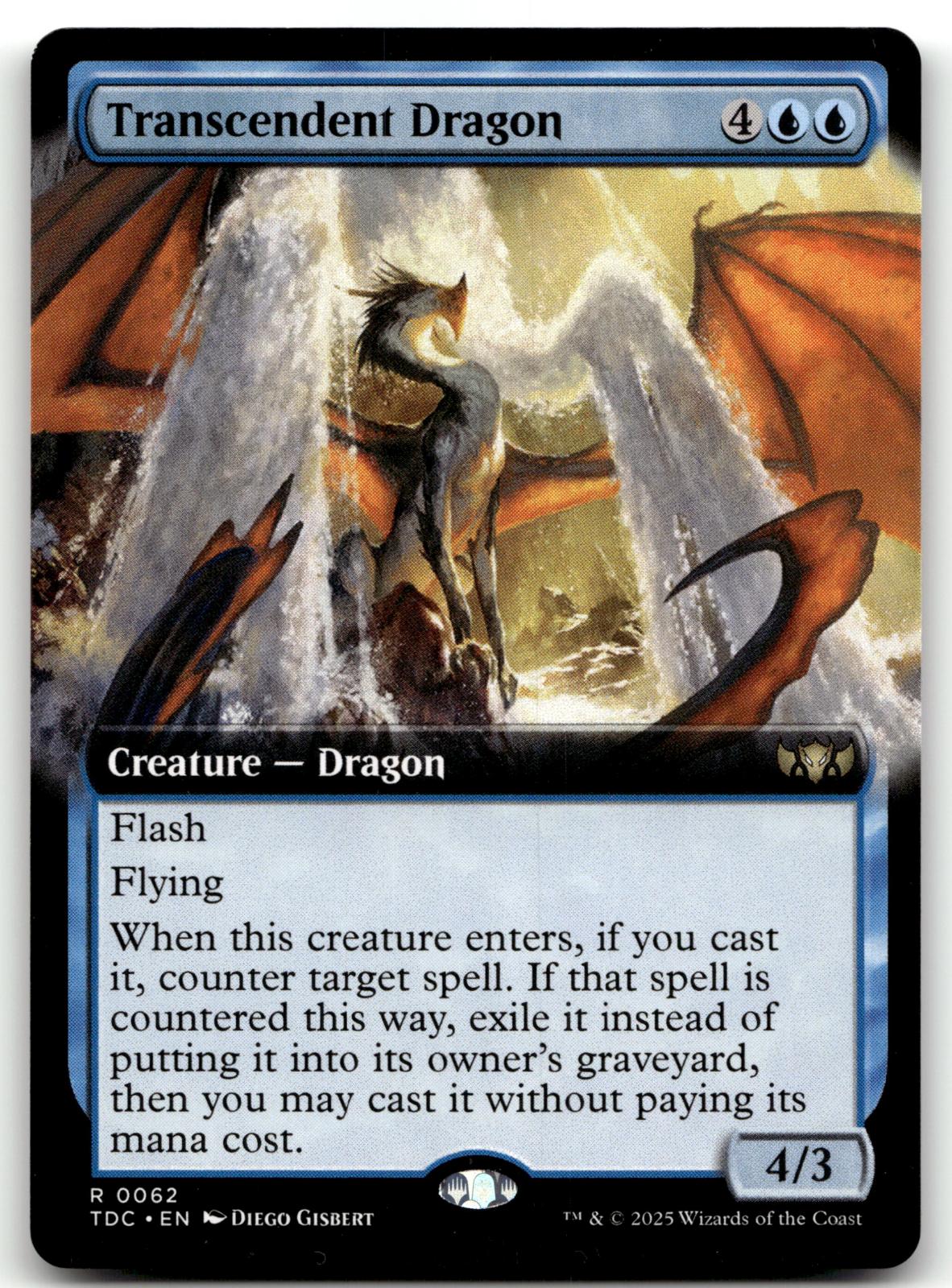 Transcendent Dragon (Extended Art) 62 Commander: Tarkir: Dragonstorm Magic: 