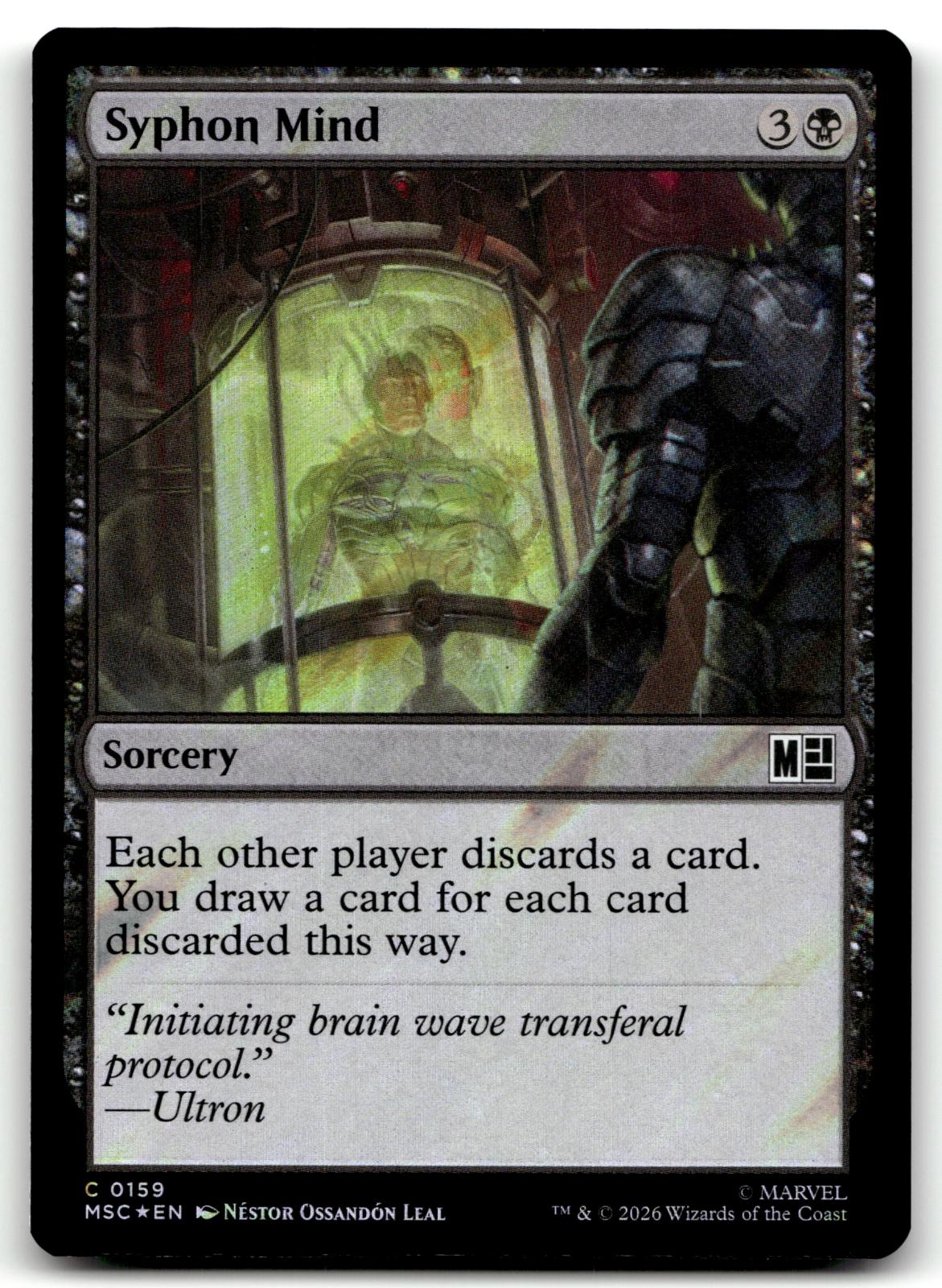 Syphon Mind (Surge Foil) 159 Holo Commander: Marvel Super Heroes Magic: