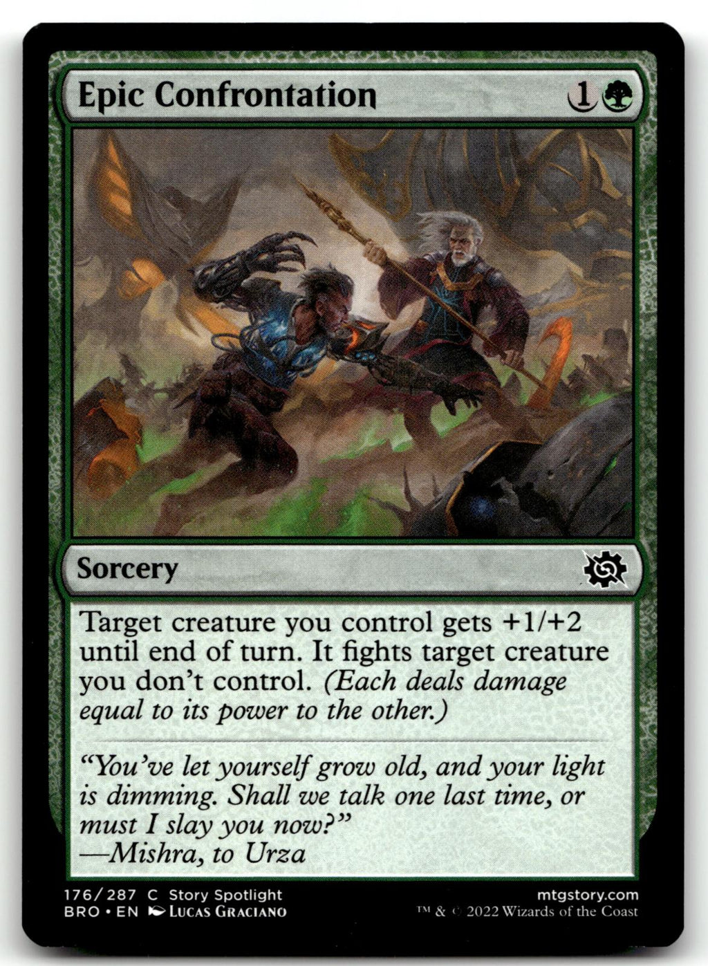 Epic Confrontation 176 Common The Brothers' War Magic: The Gathering Near Mint
