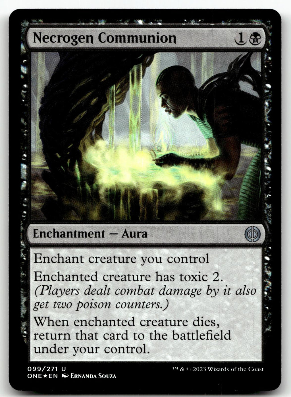 Necrogen Communion 99 Phyrexia: All Will Be One Magic: The Gathering Foil NM