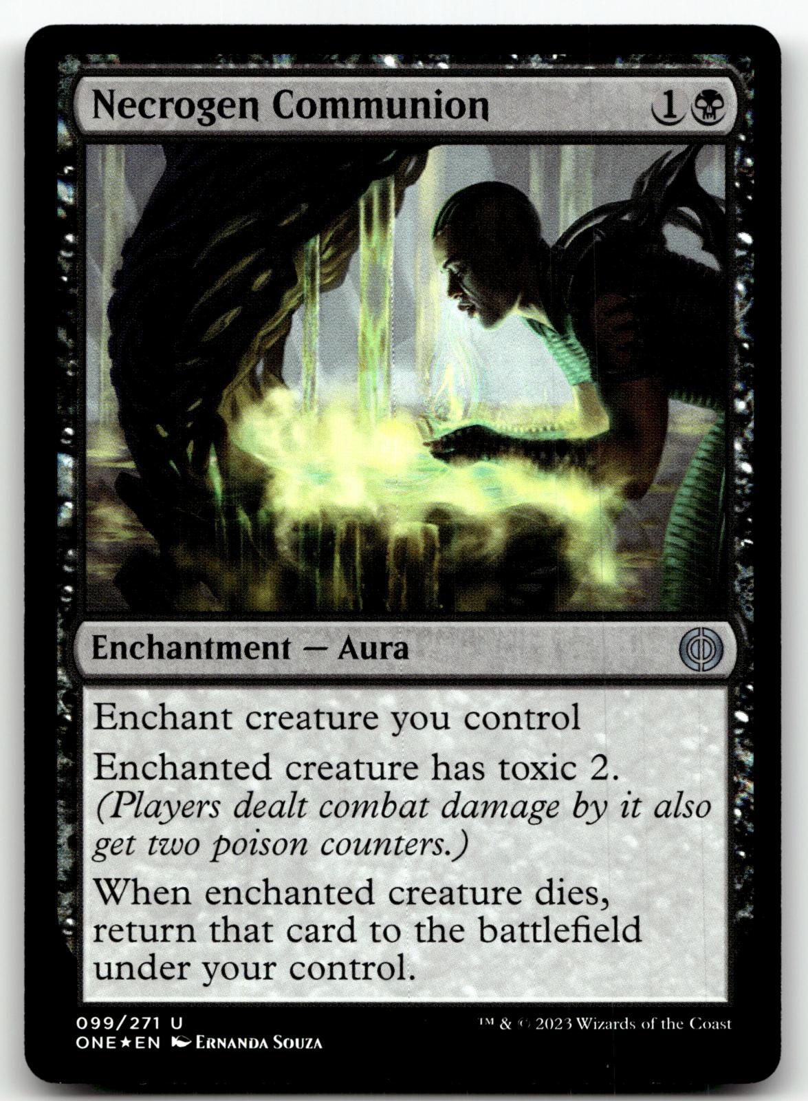 Necrogen Communion 99 Phyrexia: All Will Be One Magic: The Gathering Foil NM