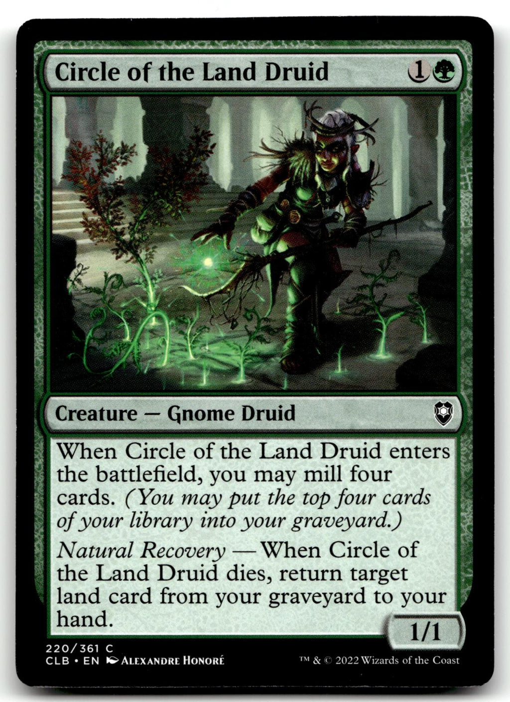 Circle of the Land Druid 220 Commander Legends: Battle for Baldur's Gate