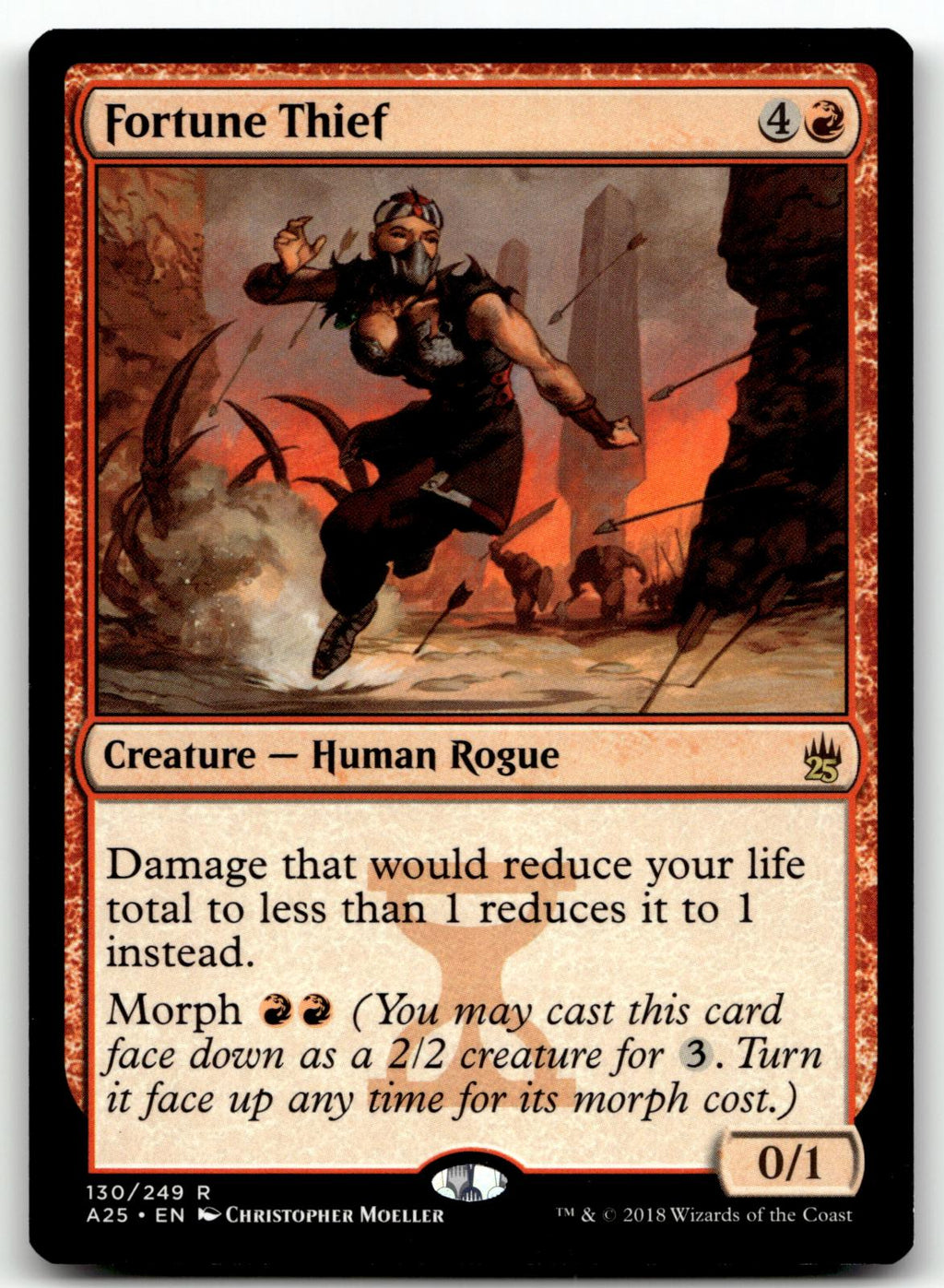 Fortune Thief 130 Rare Masters 25 Magic: The Gathering Near Mint