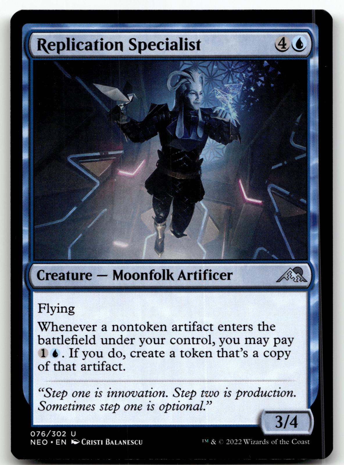 Replication Specialist 76 Kamigawa: Neon Dynasty Magic: The Gathering NM
