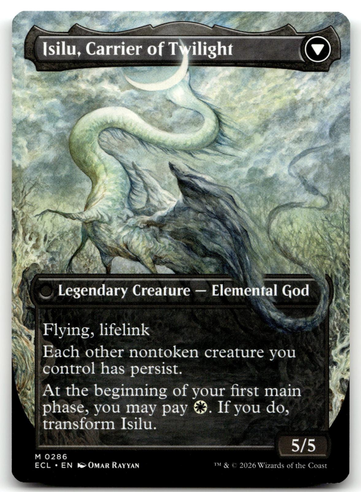 Eirdu, Carrier of Dawn (Borderless) 286 Lorwyn Eclipsed Magic: The Gathering NM