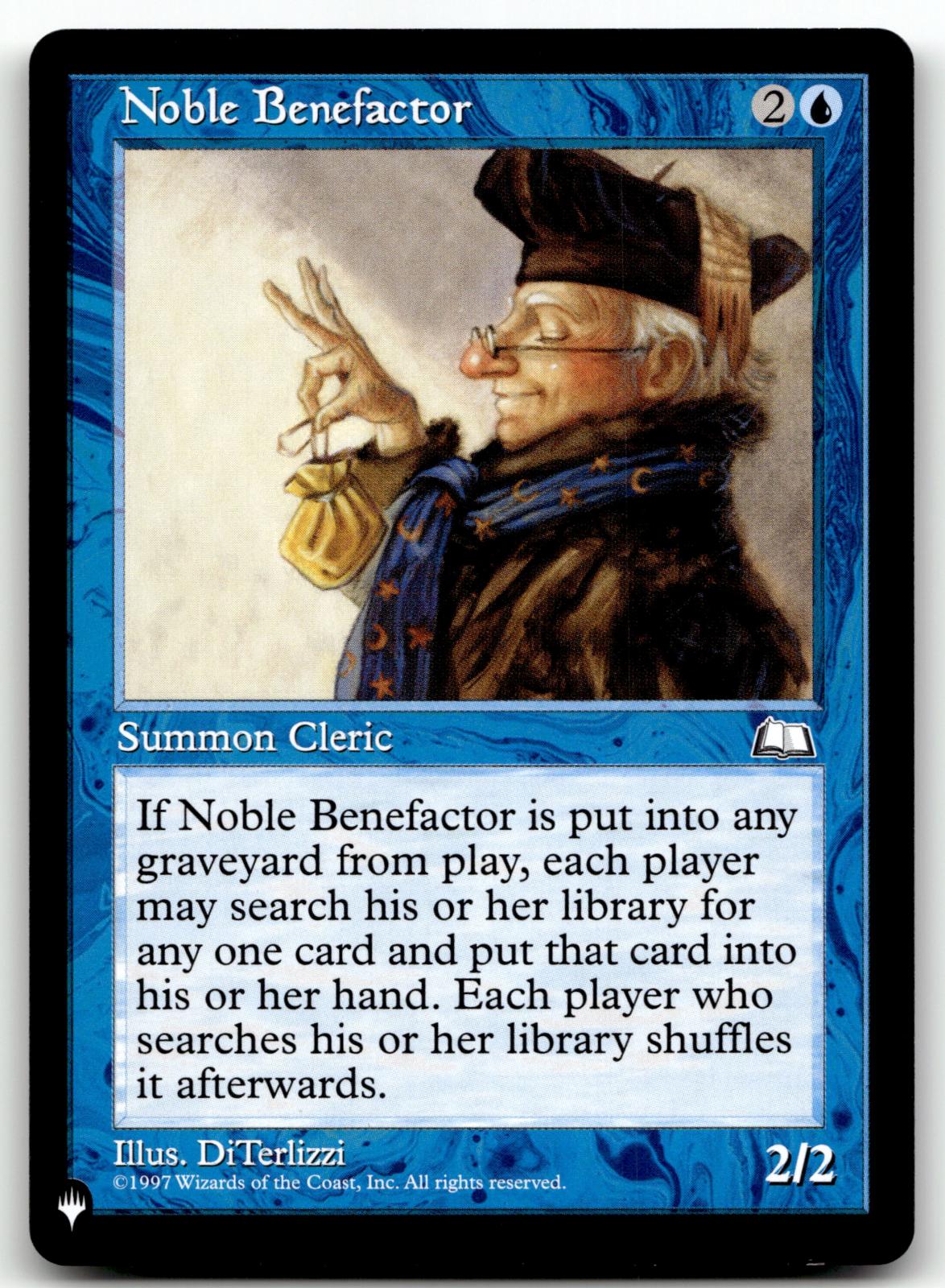 Noble Benefactor Uncommon The List Reprints Magic: The Gathering Near Mint